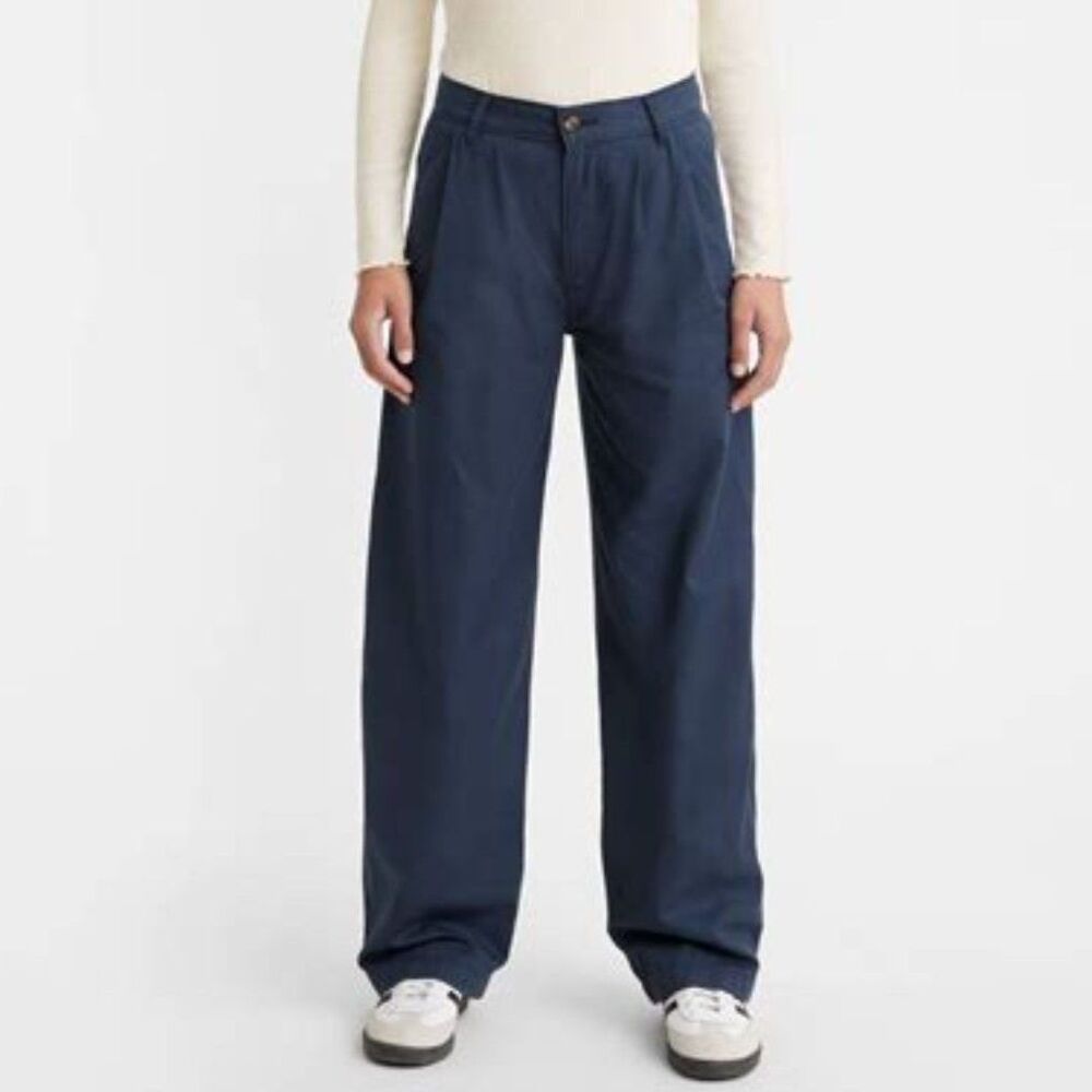 Levi's High Rise Pleated Baggy Trousers